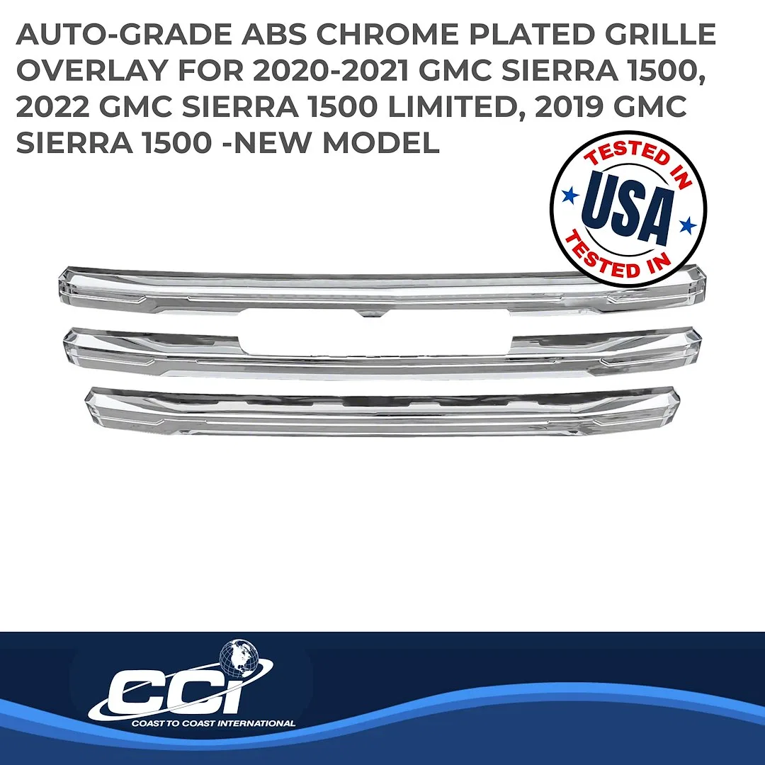 IWCGI172 – COAST2COAST Grille Insert, Overlay 3 Piece Chrome ABS Plastic - view 2